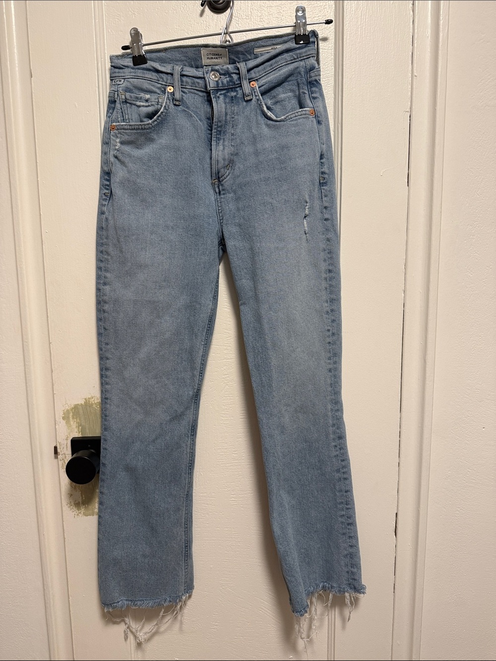 Citizens Of Humanity Light Blue Straight Leg Jeans